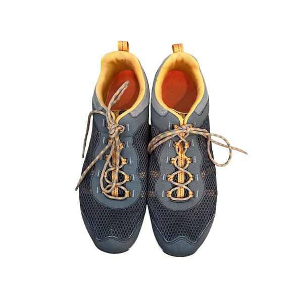 Merrell Men's Gray Orange Castle Rock Lace Up Trail Running Shoes Size 13 - Picture 1 of 8